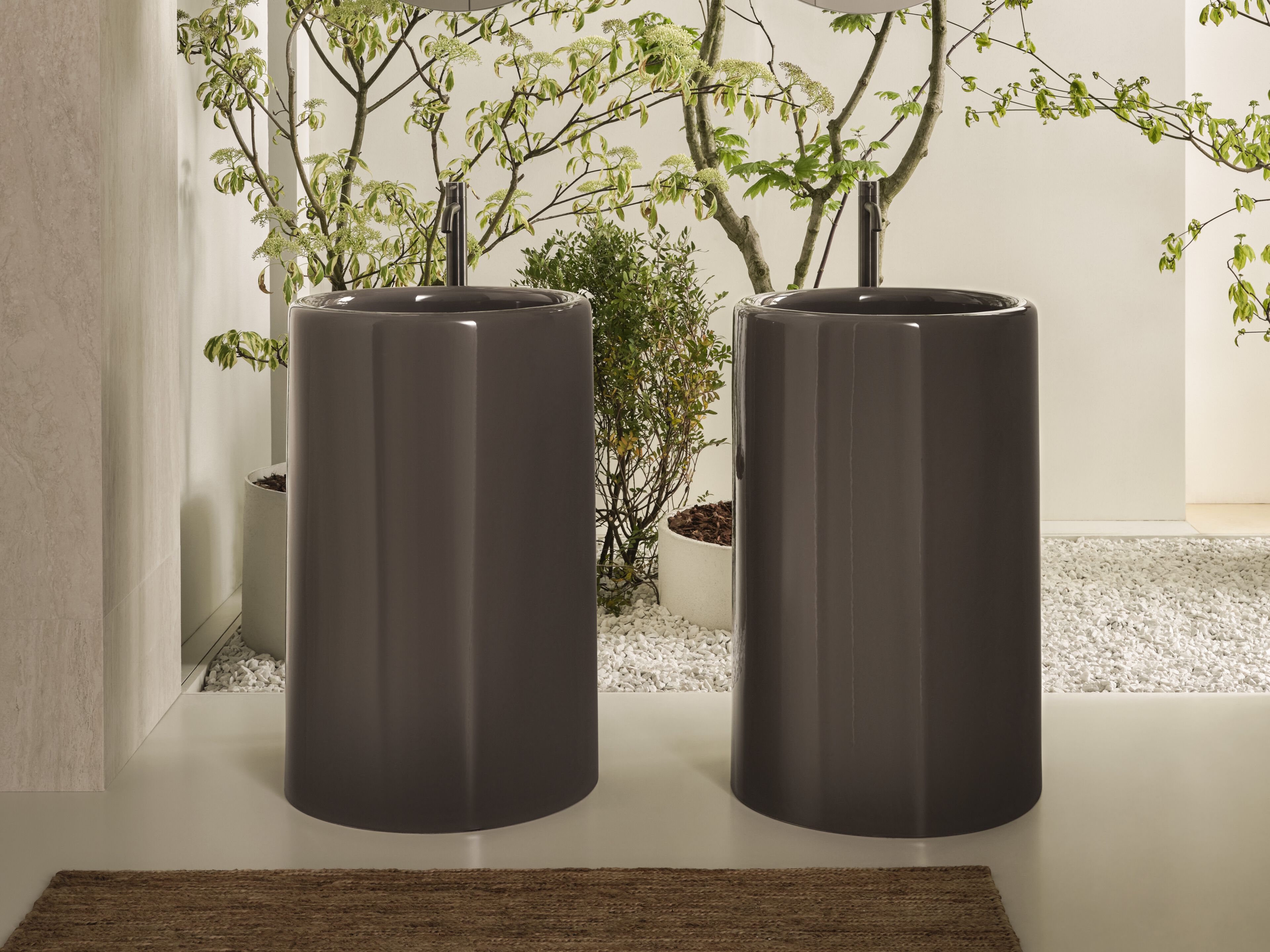 Отдельно стоящий круглый умывальник Ceramica Cielo Итака ARCH-00089033