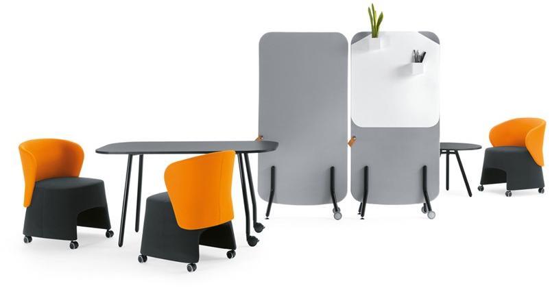 Sesta Отдельностоящая офисная перегородка на колесиках Blog sun-id-1463896 - Вид №3