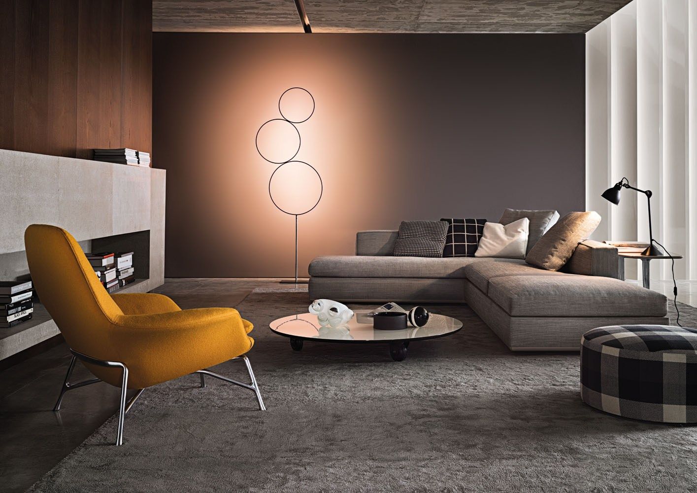 Съемный диван из ткани Minotti Powell ARCH-00005325 - Вид №5