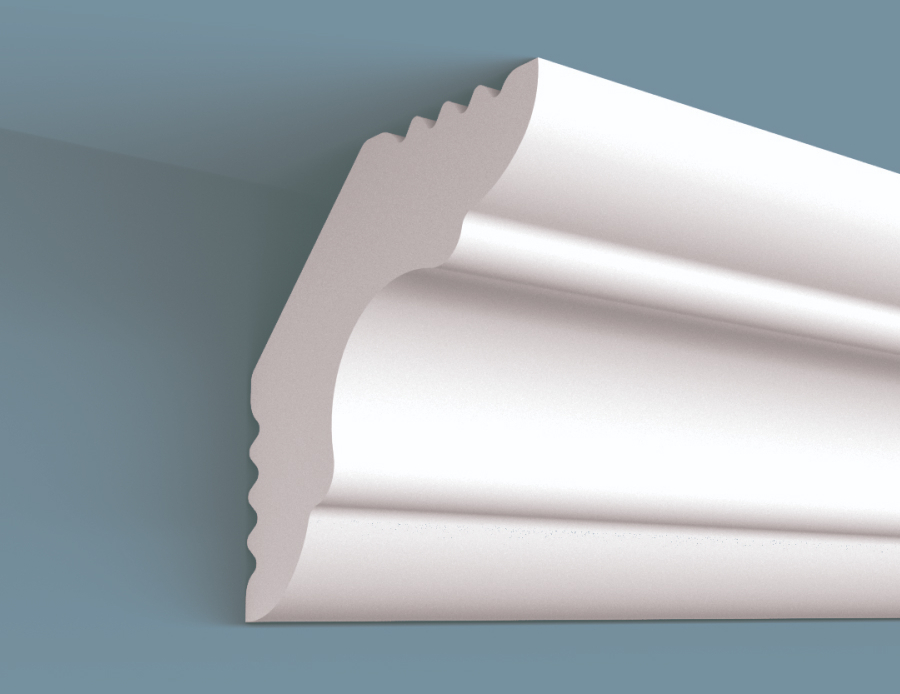 Плинтус потолочный Плинтэкс E 25/25 (186 шт)