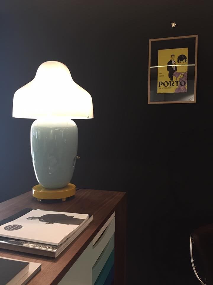 Керамическая и выдувная стеклянная настольная лампа с диммером PARACHILNA Chinoz ARCH-00004625 - Вид №6