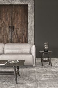 Деревянный прямоугольный журнальный столик