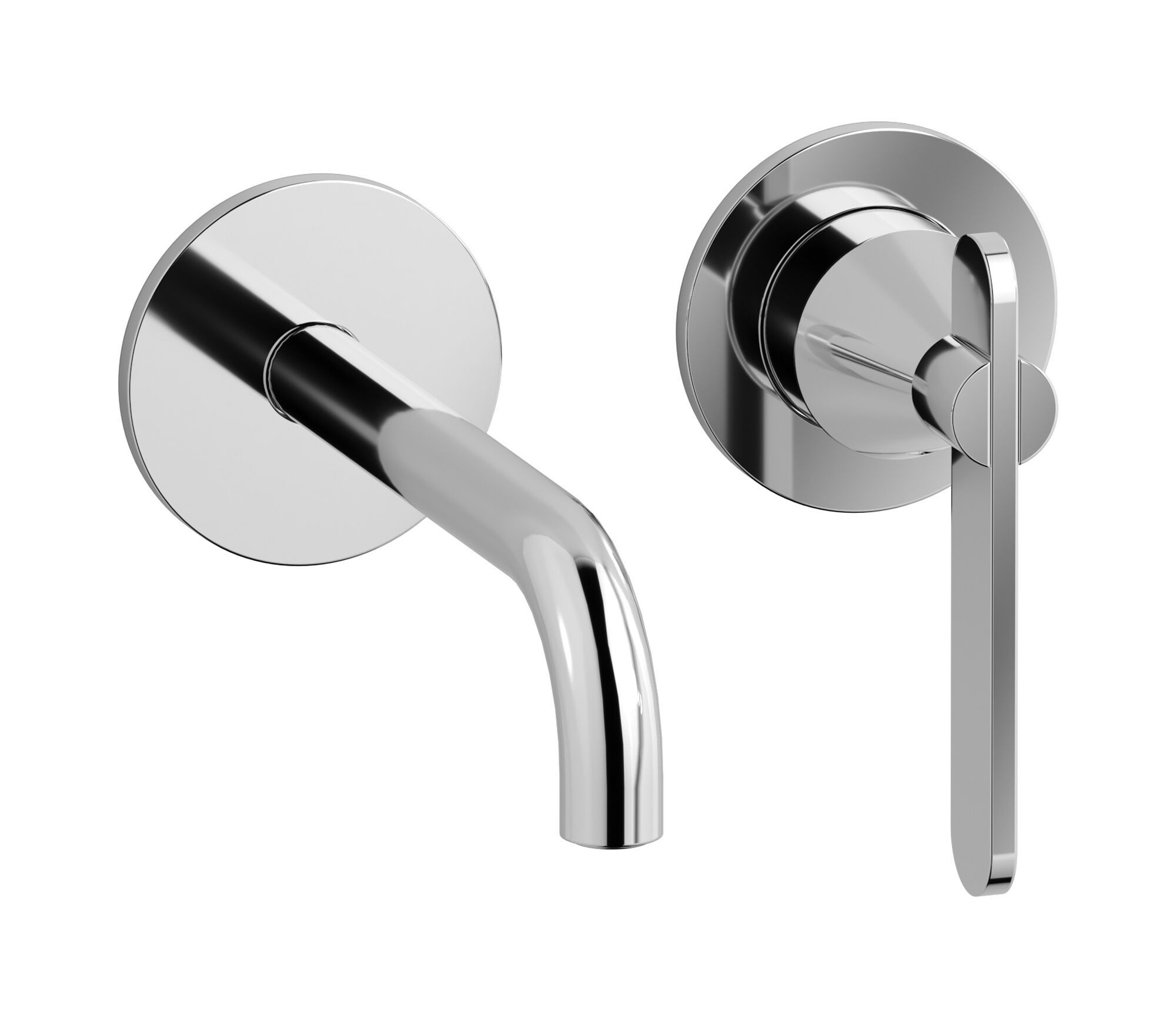 Настенный смеситель для раковины с автоматическим сливом IB Soho ARCH-00131737 - Вид №1