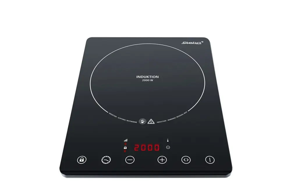 91369185 Индукционная настольная плита Steba IK 65 Slim 28 см 1 конфорка цвет черный STLM-0880521