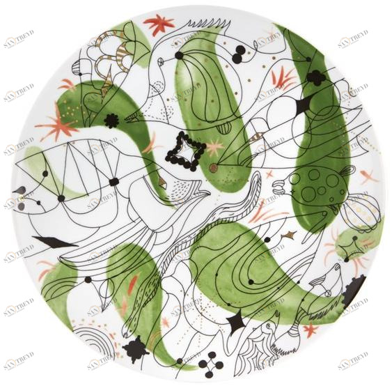 Vista Alegre Сервировочная тарелка из фарфора Folkifunki 21127768 