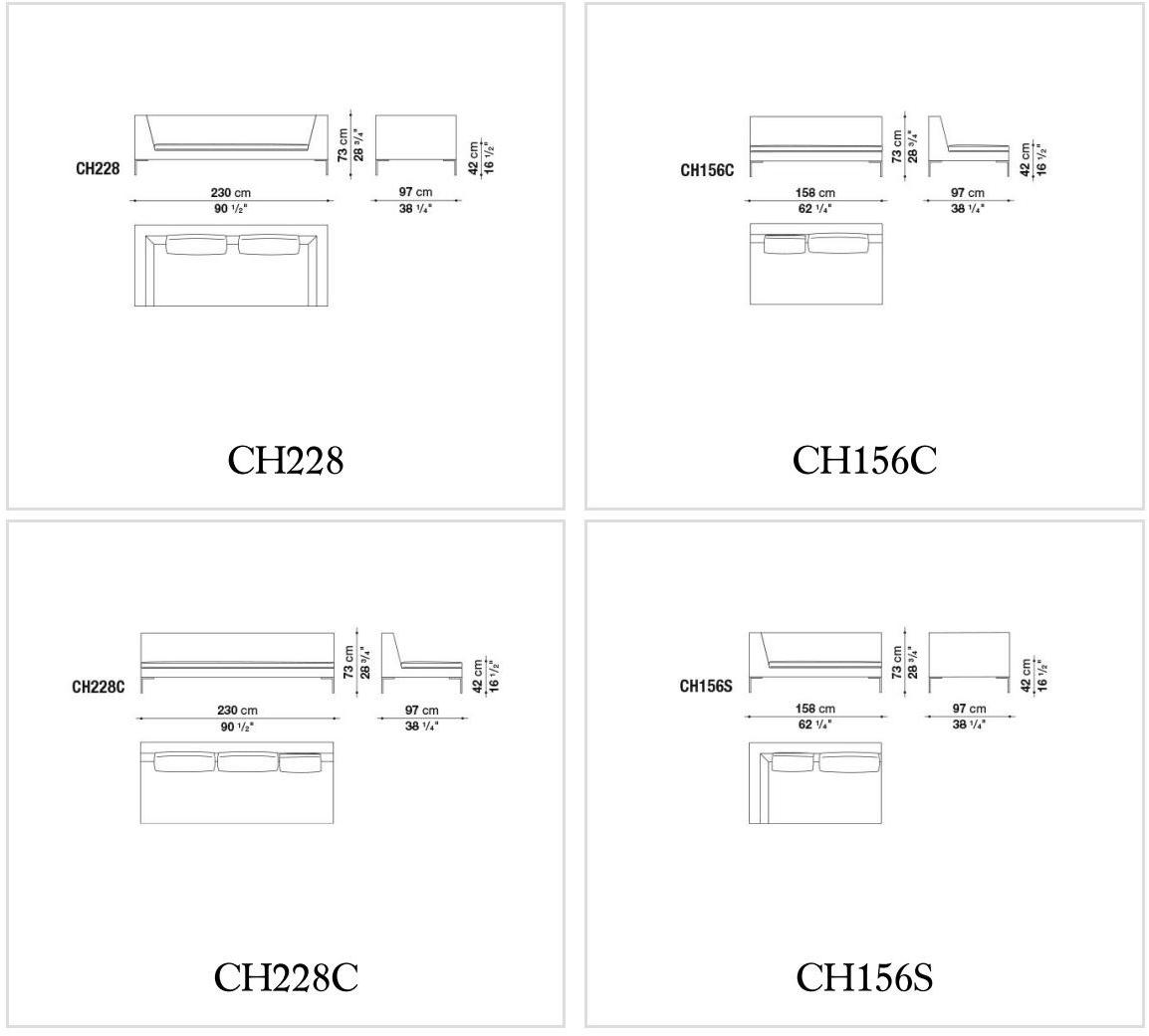 B&B Italia Модульный тканевый диван Charles sun-id-1487327 - Вид №2