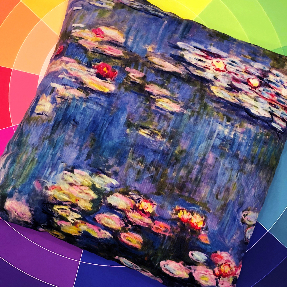 4113112 Арт-подушка «Водяные лилии, 1916» Object Desire  - Вид №1