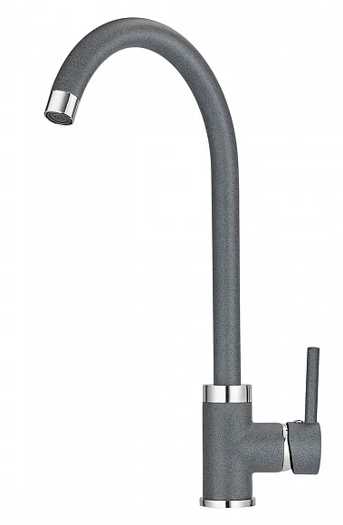 2125, ГРАФИТ (ЧЁРНО-СЕРЫЙ), СМЕСИТЕЛЬ КУХОННЫЙ GRANULA 2125-ST23 - Вид №1