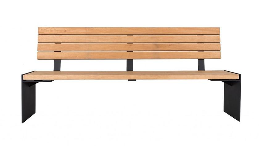 Euroform W Деревянная скамейка со спинкой Aron 1100  - Вид №1