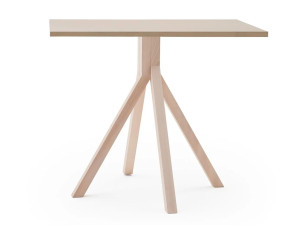 Квадратный журнальный столик с каркасом из ореха или бука