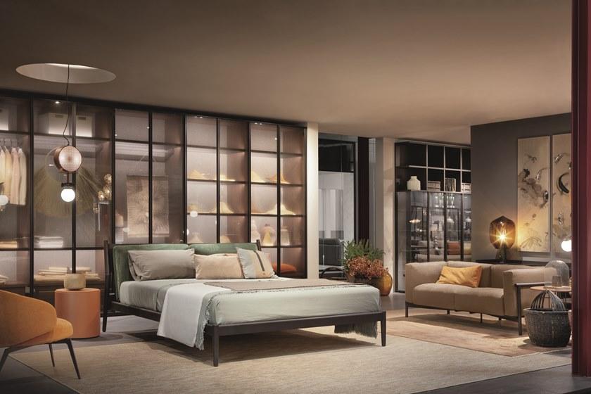 Lema Двуспальная кровать из дерева и кожи sun-id-1375006 - Вид №1