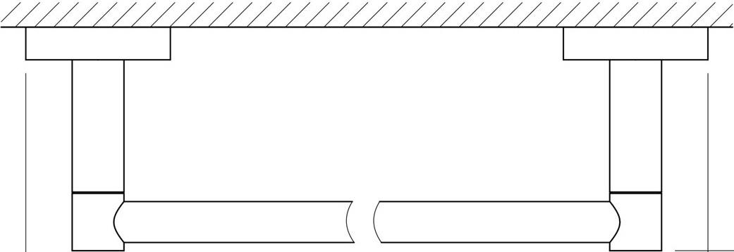 HAR 028 Штанга для полотенца 60 cm ARTWELLE Harmonie - Вид №1