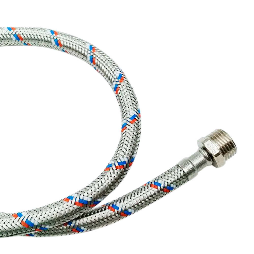 Гибкая подводка РОСТЕРМ для воды 1/2" 60 см с оплеткой из нержавеющей стали 89409403 STLM-1576915 - Вид №2