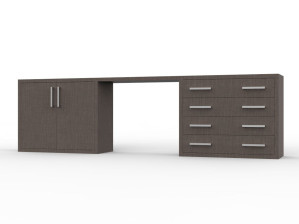 Прямоугольный стол с ящиками для контракта