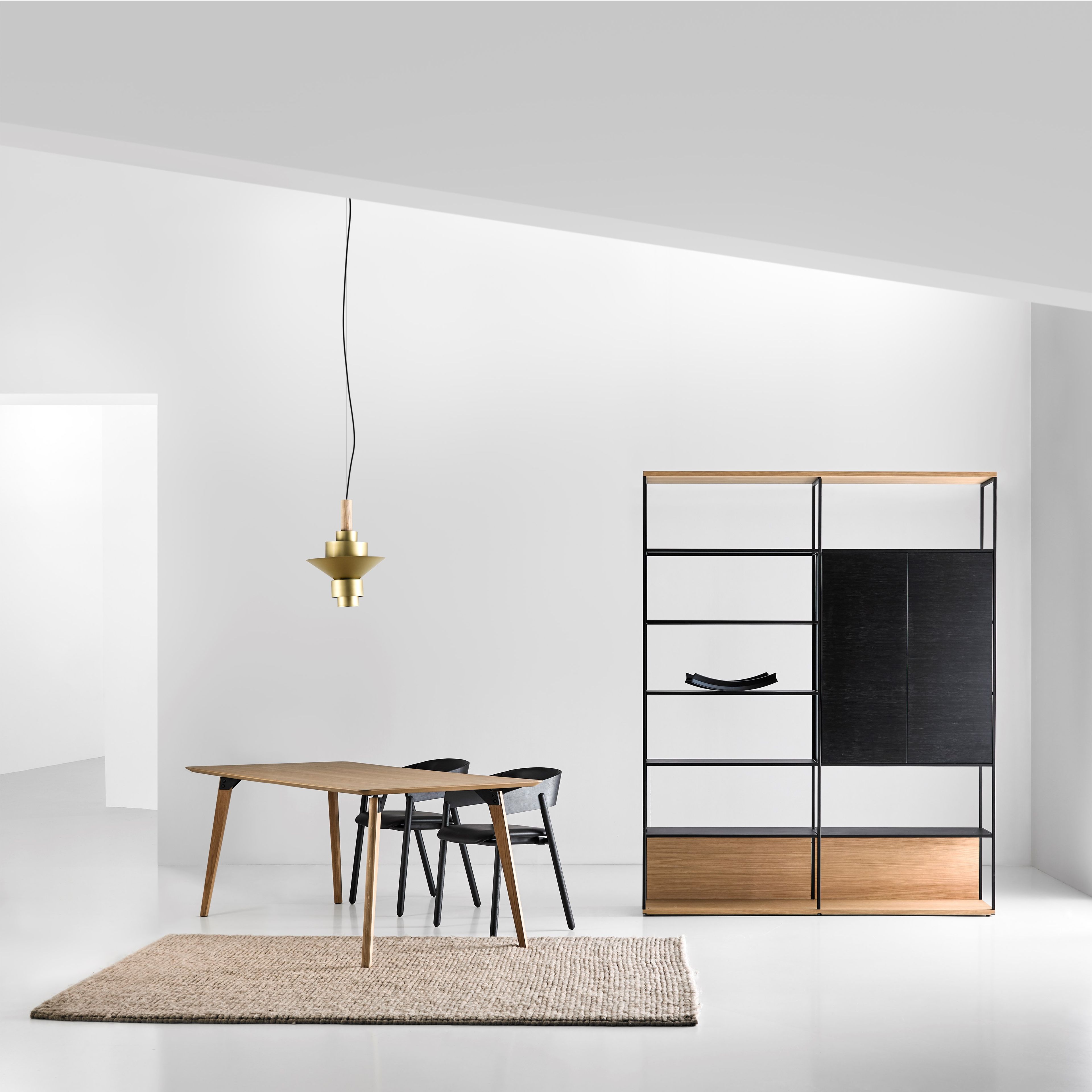 Деревянный отдельно стоящий книжный шкаф Punt Literatura ARCH-00037566 - Вид №2