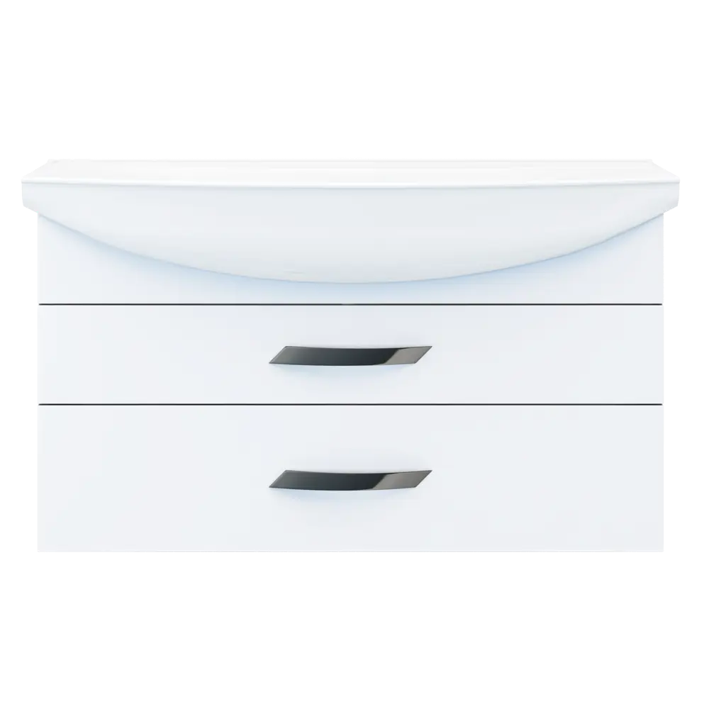 Тумба под раковину Vigo Moss подвесная 105 см, цвет белый STLM-2010324