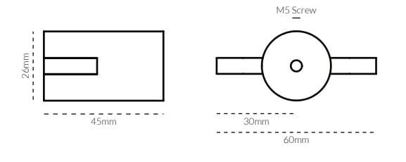 Латунная дверная ручка Lo & Co Interiors INTERSECT ARCH-00045576 - Вид №27