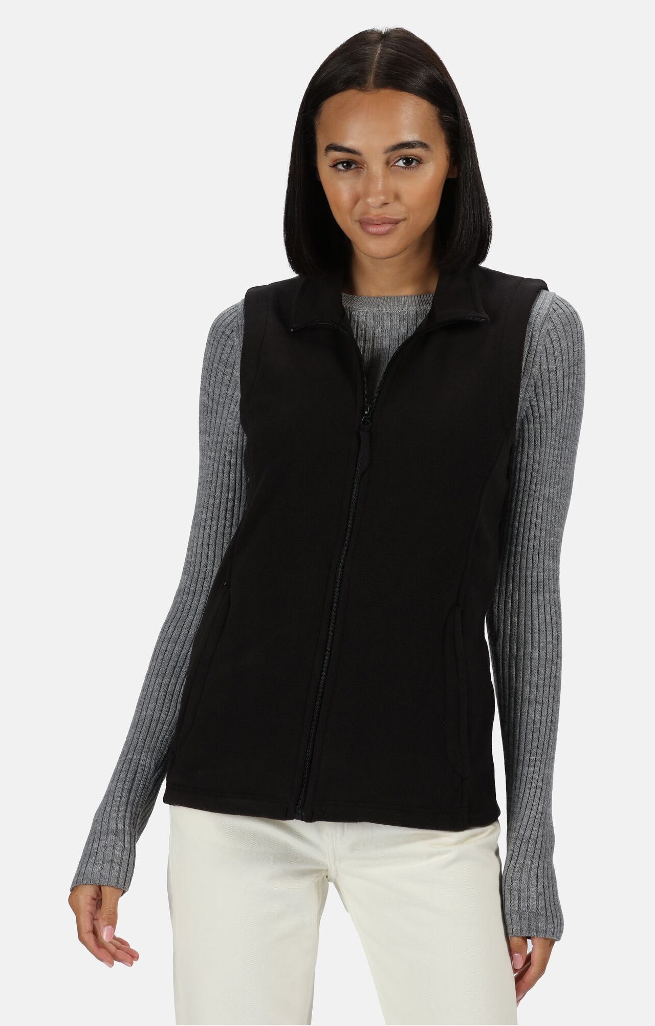 5046530 Жилет РЕГАТТА ПРОФЕШИОНАЛ МИКРО флисовый женский черный  Зимняя спецодежда  размер 42(10)  - Вид №1