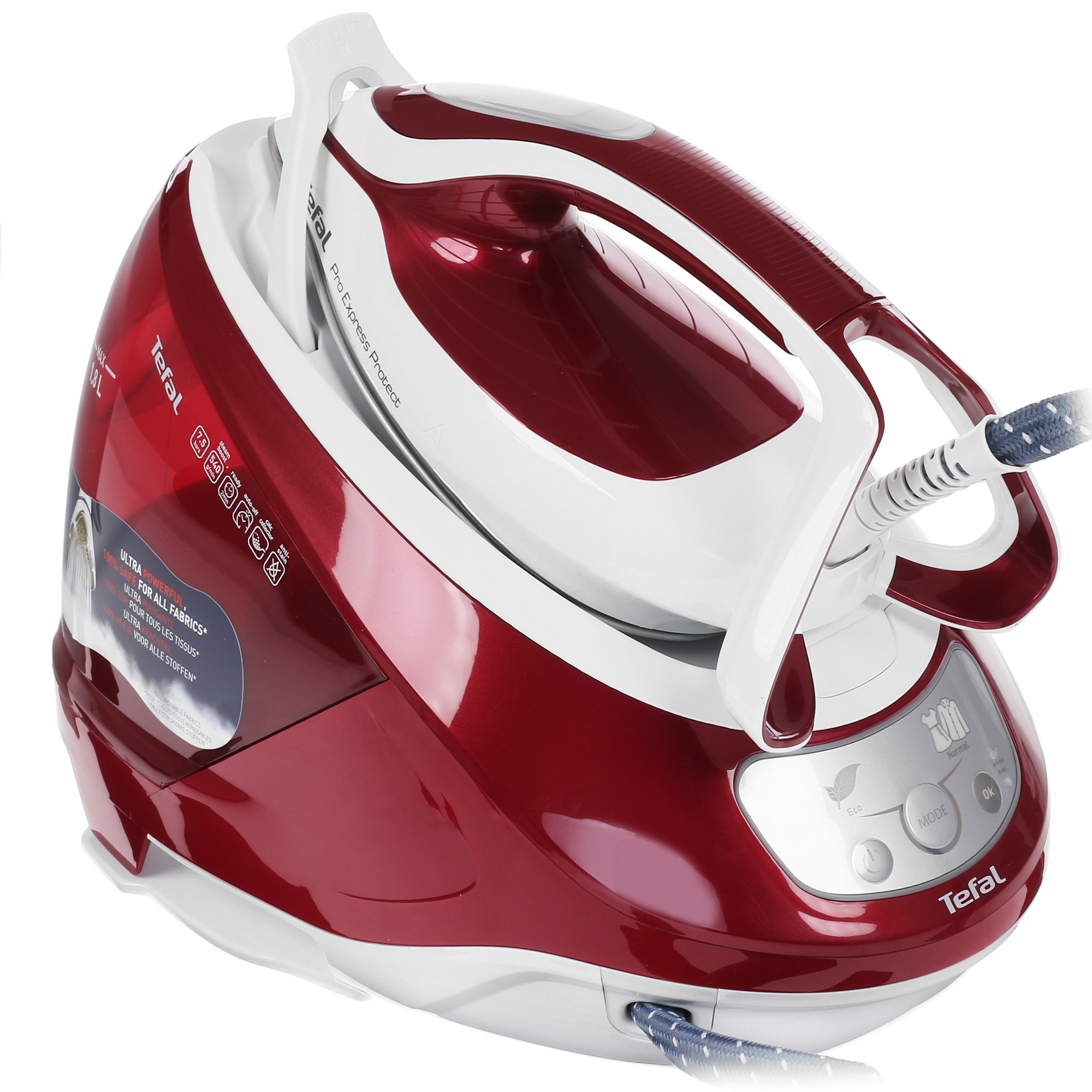 1695512 Парогенератор Tefal Pro Express Protect GV9220E0 красный STDN-0002704 - Вид №1