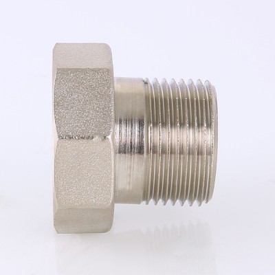 VTr.015.N.04 Фитинг резьбовой – полусгон с накидной гайкой Valtec 1/2"  - Вид №4