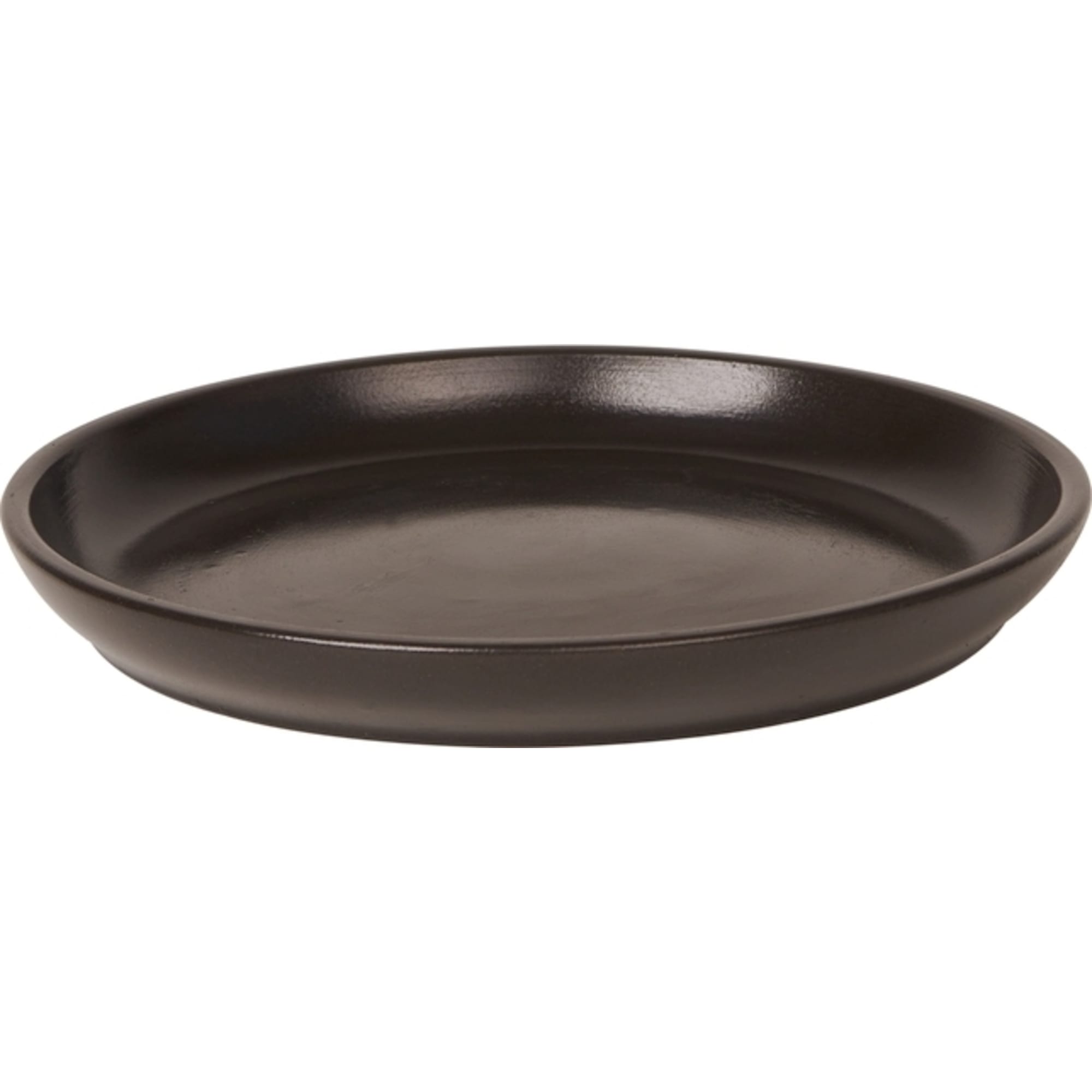 82624791 Поддон для горшка №6 Ø20.5 см, керамика, цвет тёмно-коричневый Santreyd 