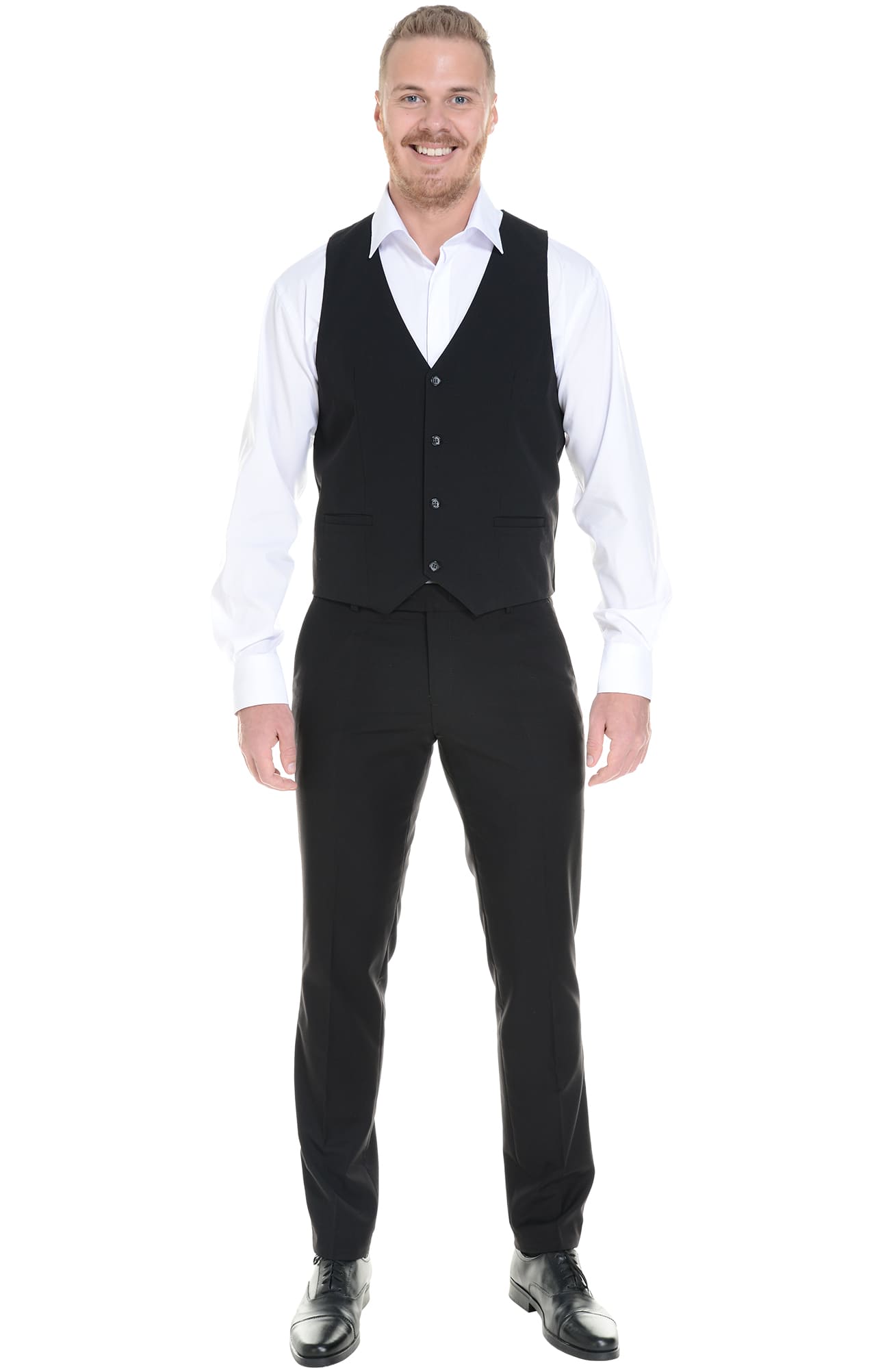 62867 Жилет  мужской BLACK El-Risto  Одежда для официантов  размер 50  - Вид №7