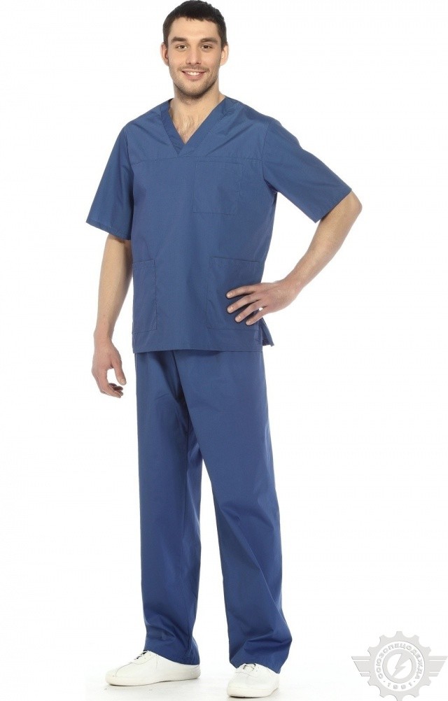 66161 Костюм "Спец" василек  Медицинская одежда  размер 44-46/182-188 Спецодежда  - Вид №9