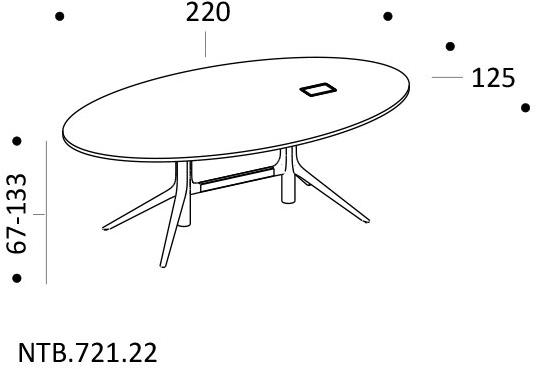 ICF Овальный стол Notable sun-id-1467782 - Вид №4