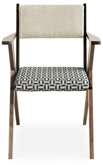 Essential Home Стул из орехового дерева с подлокотниками La dolce vita sun-id-1479027 - Вид №7