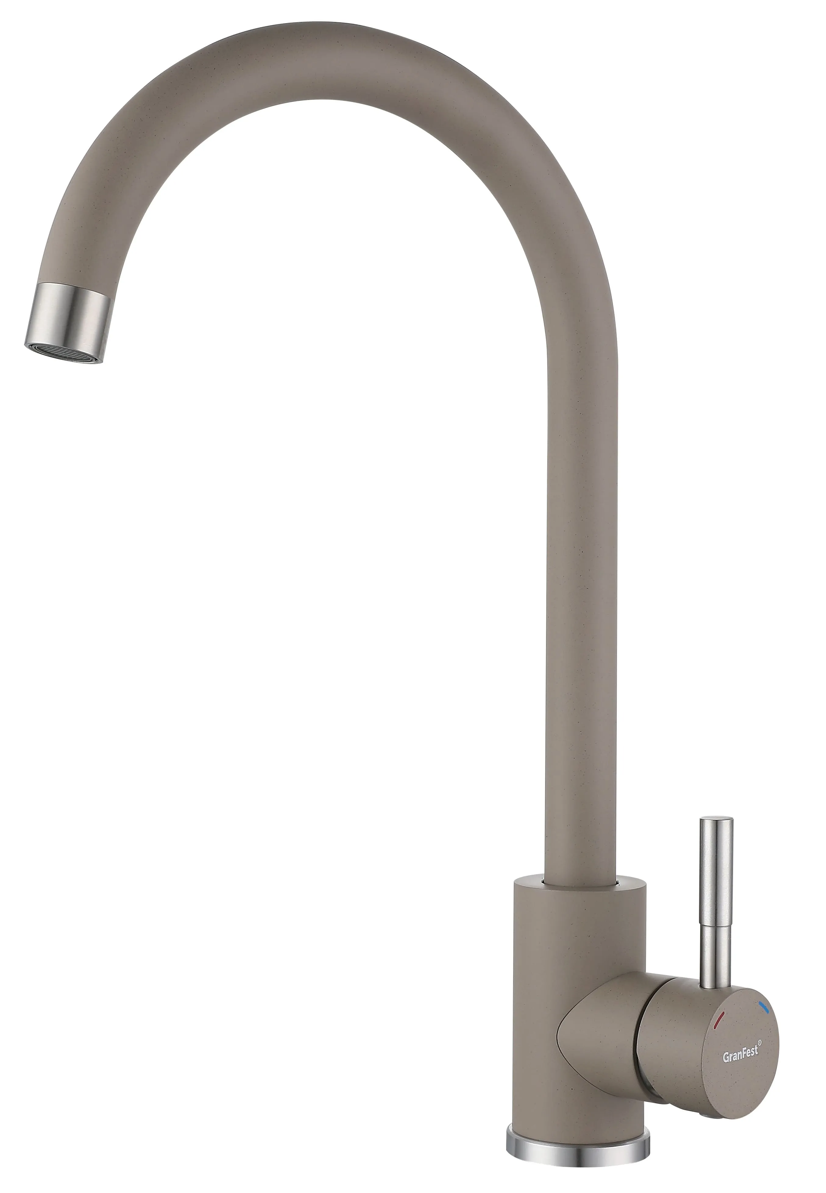 Кухонный смеситель Z-5410 песочный GranFest QUARZ