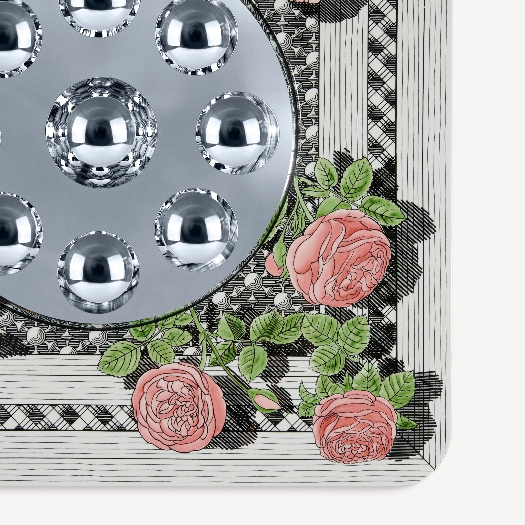 Зеркало в рамке Fornasetti Musciarabia con rose ARCH-00119080 - Вид №1