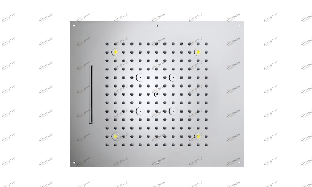 H38935 Потолочный & настенный душ Dream 3 Sprays - RGB CROMOTHERAPY BOSSINI 