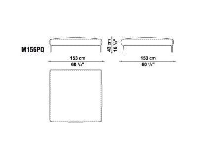 Кожаный угловой диван B&B Italia Michel ARCH-00098797 - Вид №43