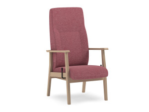 Тканевое кресло с подлокотниками