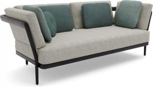 MNST260 2-мест. teak nero pca черный Manutti Flex