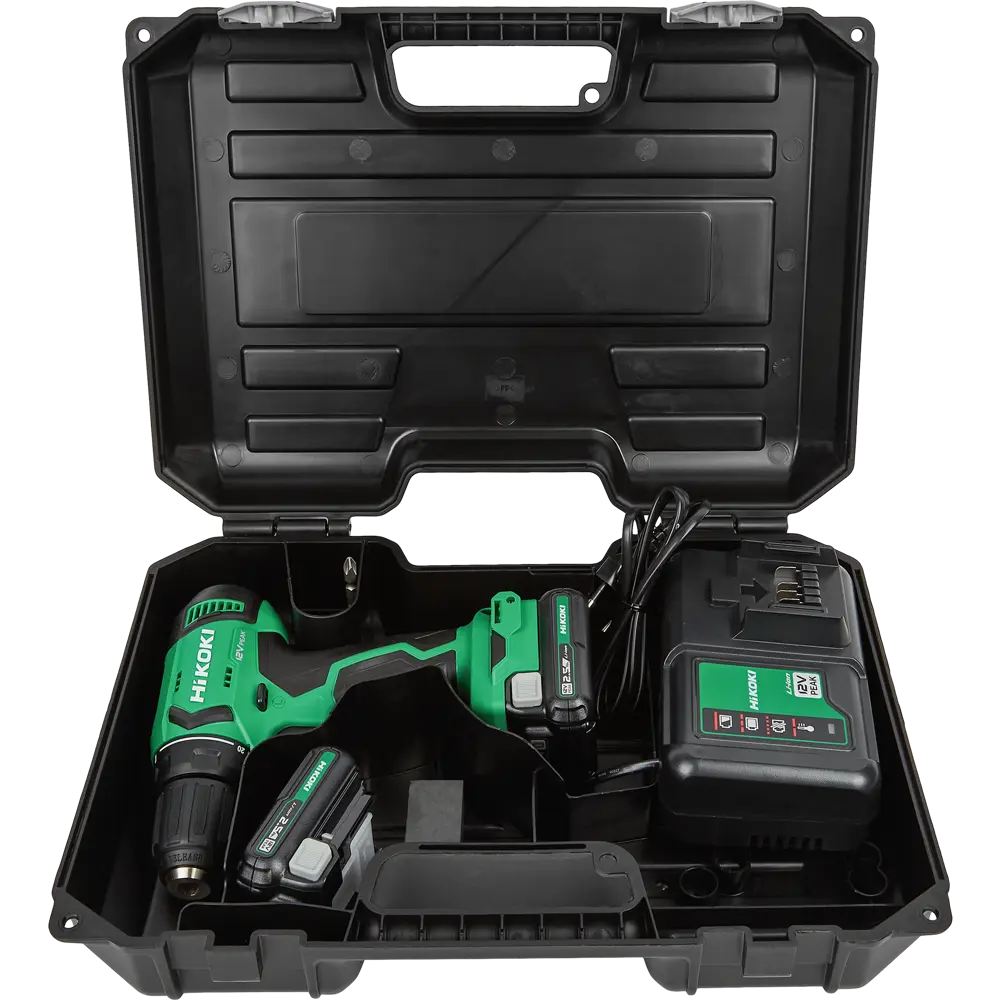 Дрель-шуруповерт аккумуляторная Hikoki DS12DA, 12 В Li-ion 2x2.5 Ач STLM-2208110 - Вид №5