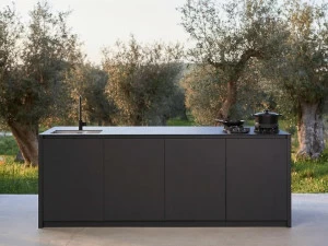 Sachi Алюминиевая кухня с островом In/out kitchen