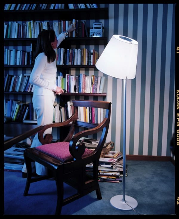 Регулируемая напольная лампа из шелка Artemide Melampo ARCH-00106835 - Вид №1