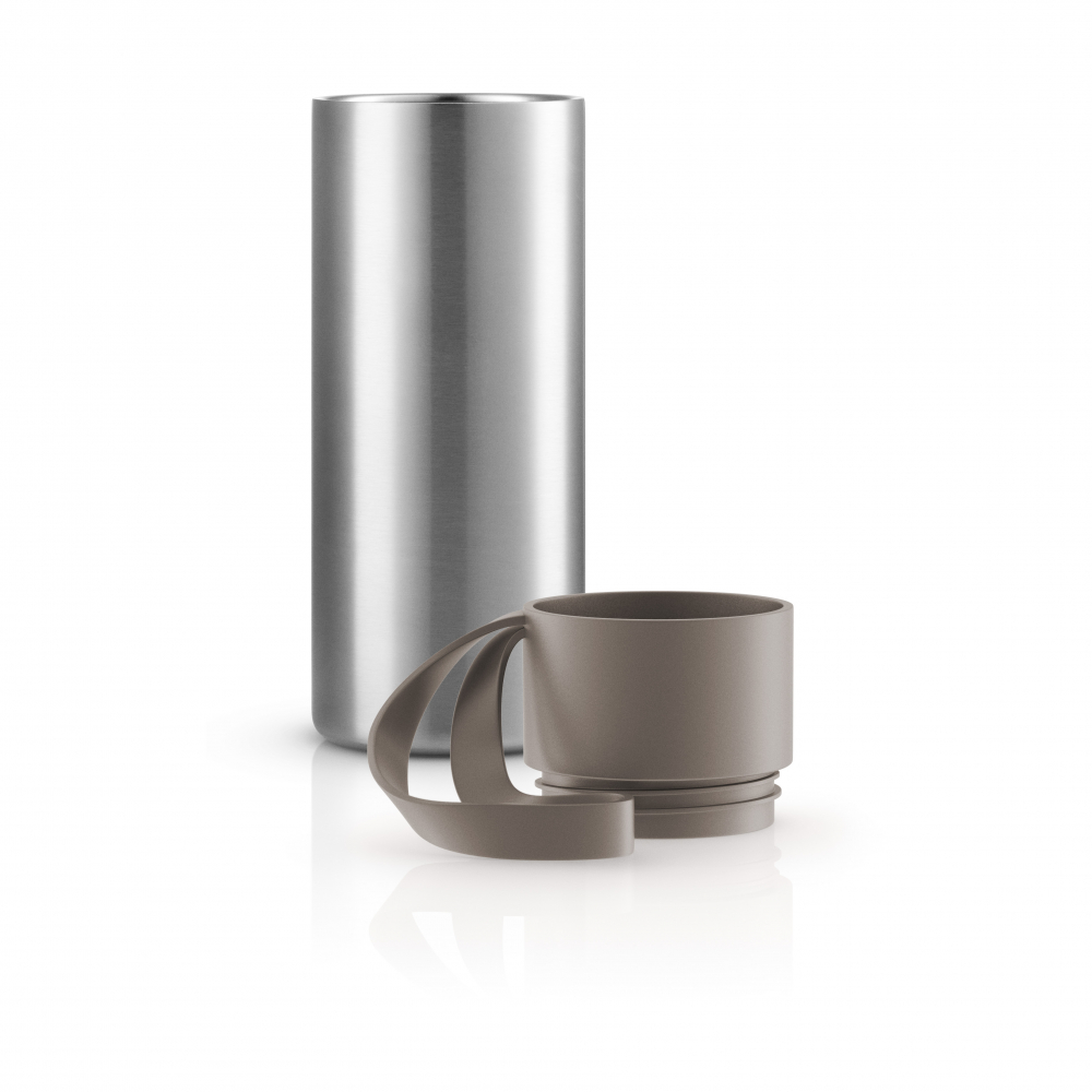 EVA SOLO 567448 Термос To Go, 350 мл, пурпурно-серый Нержавеющая сталь, силикон, пластик  - Вид №1