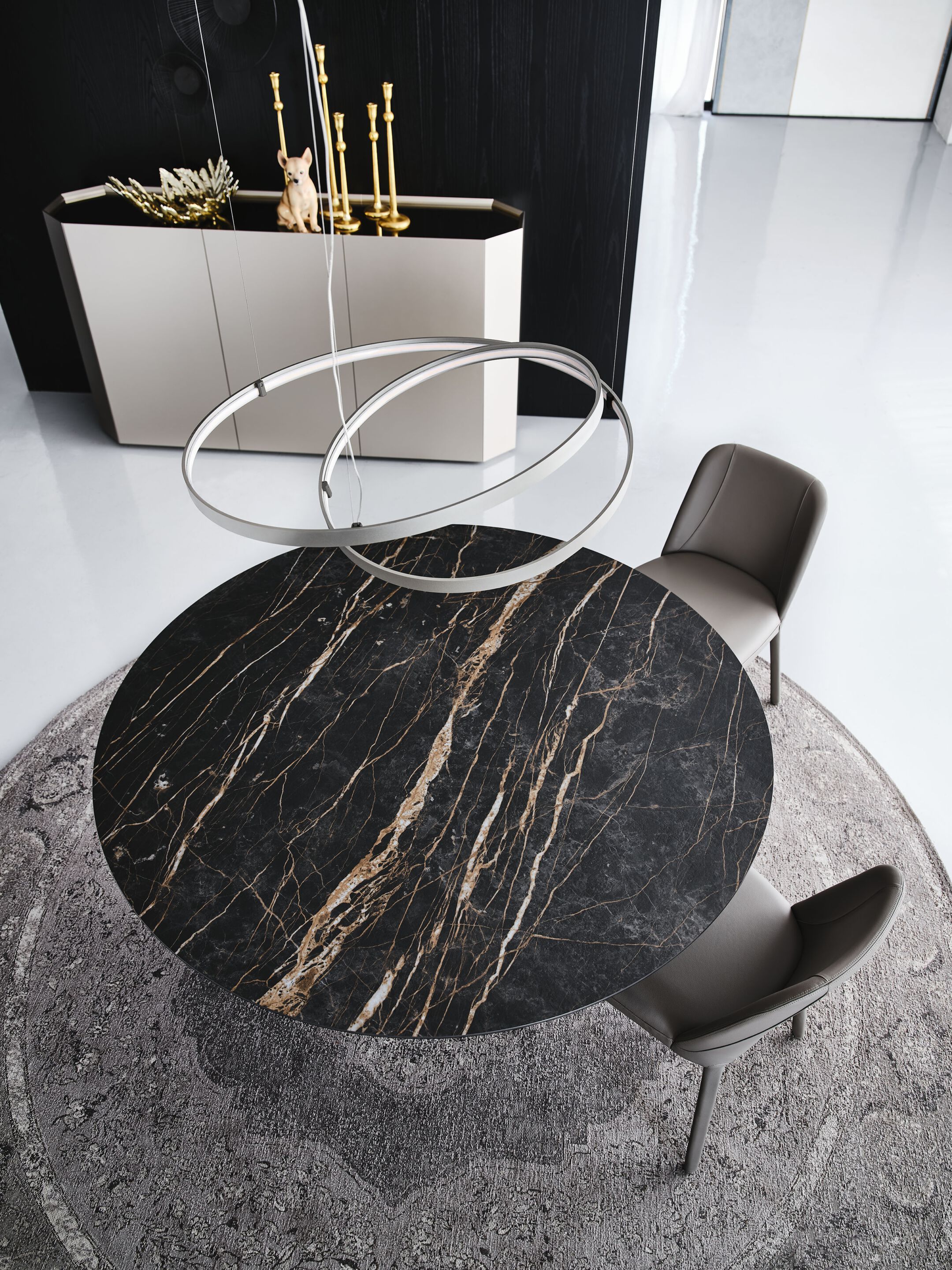 Круглый керамический стол Cattelan italia Yoda ARCH-00099271 - Вид №6