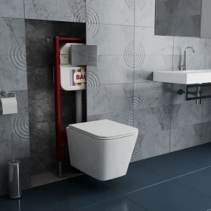 92040899 Комплект BAUEDGE NEO45700-OWLT190401-01.02.09 6 в 1: инсталляция 45, унитаз OWL Vatter Ruta-H 53x36.5 быстросъёмное сиде STLM-1403033