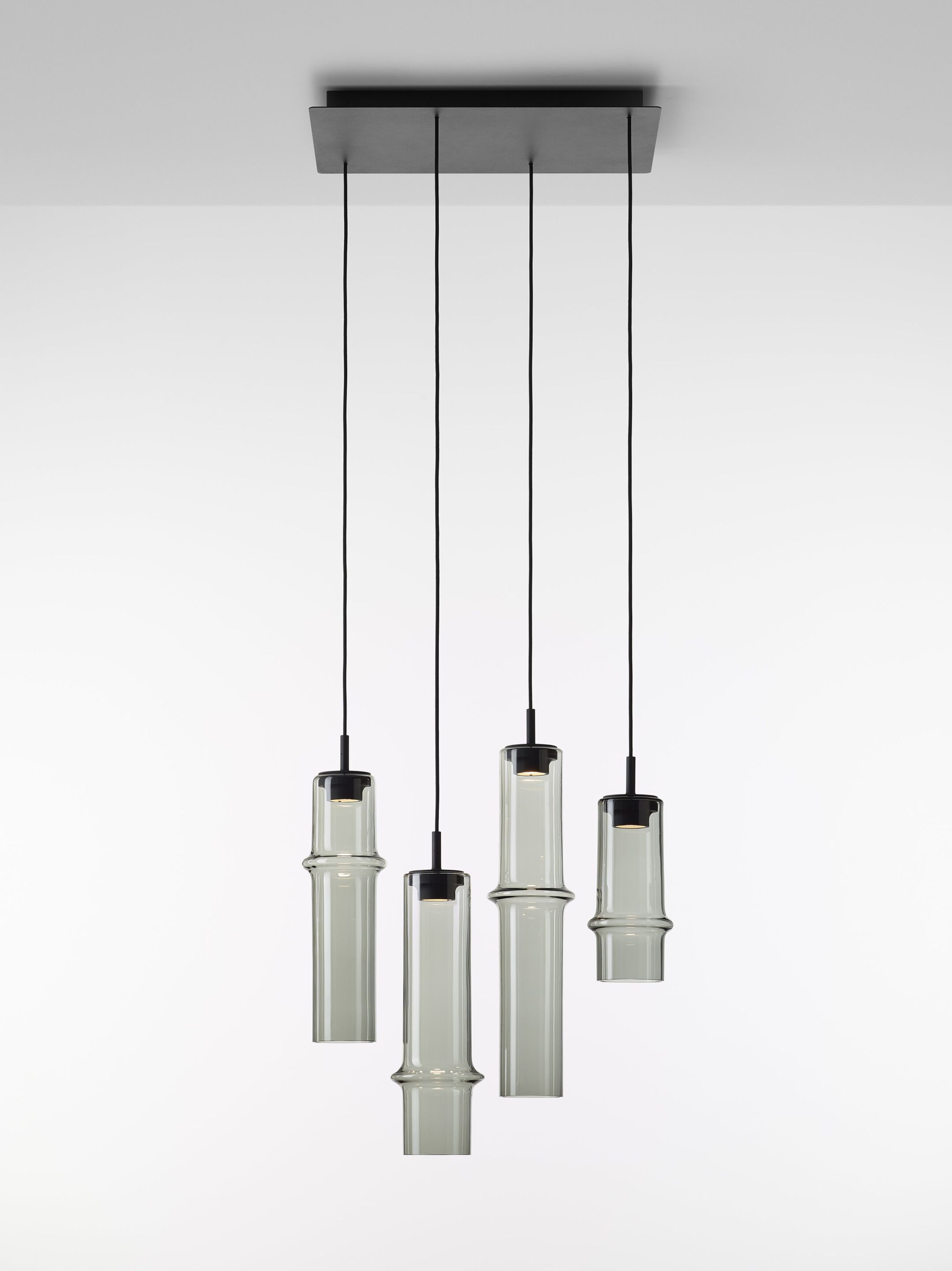 Опаловое стекло ручной работы светодиодный подвесной светильник BROKIS Бамбуковый лес ARCH-00149617 - Вид №31