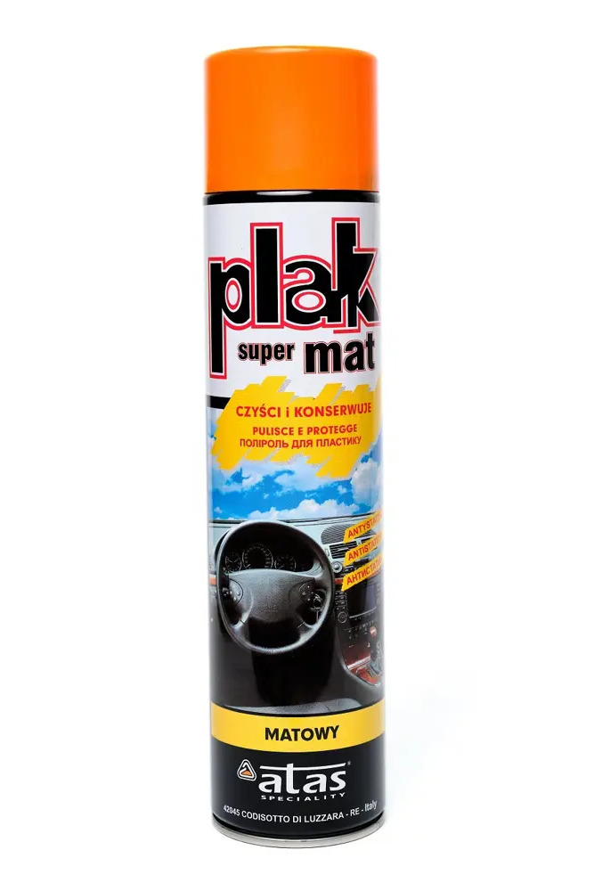 91659373 Полироль для пластика Atas Plak Spray Апельсин матовая 600 мл STLM-0848966