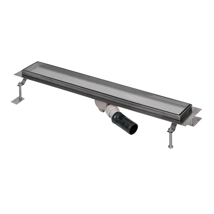 69120 Нержавеющий водоотводящий желоб под плитку, длина 850 мм SANELA 