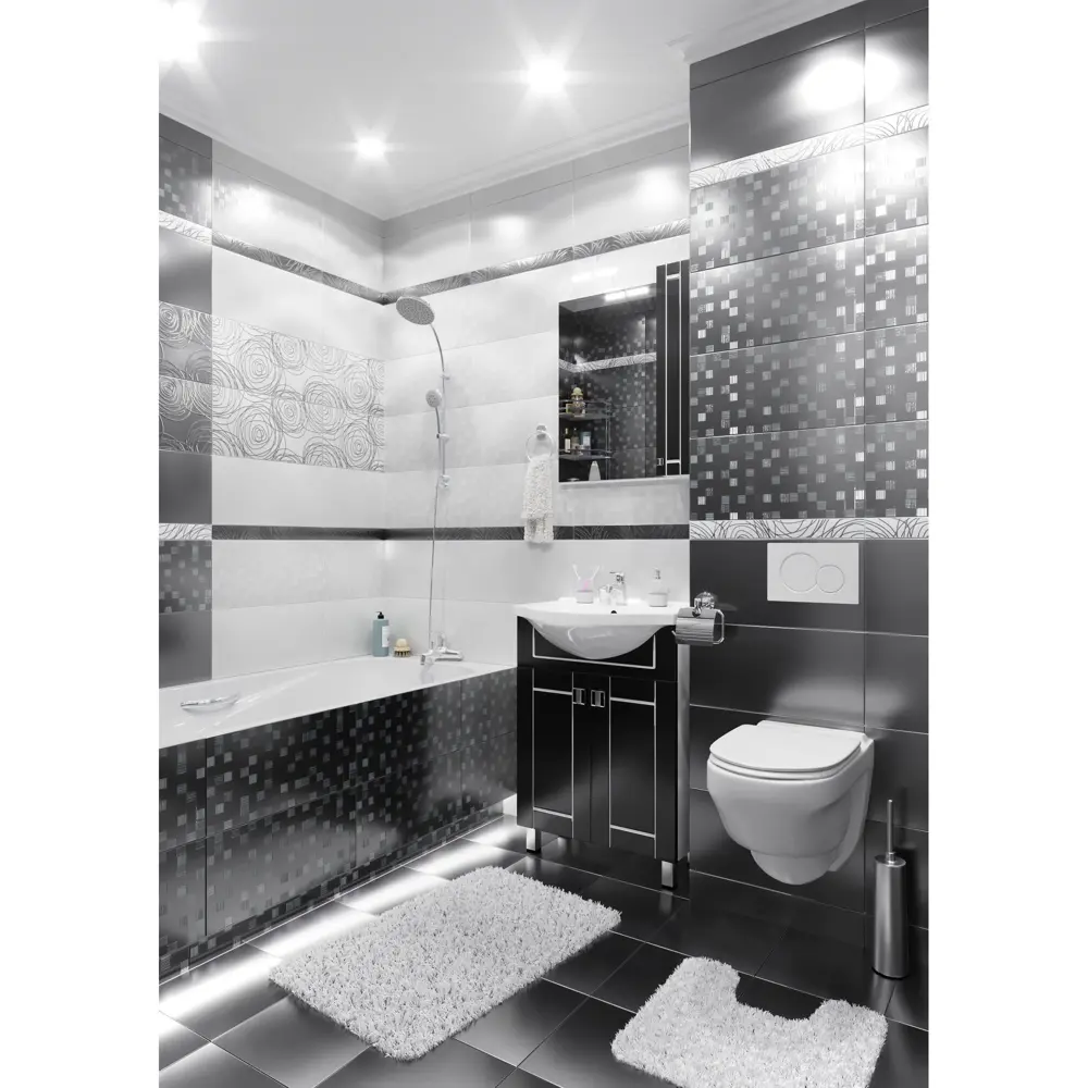 Бордюр «День» 5.4х50 см цвет белый BELANI STLM-2103633 - Вид №4