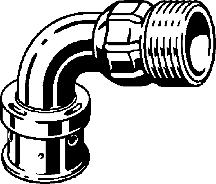 Viega Угольник переходной 90° Pexfit Pro 4714 (607753) 607 753 - Вид №1