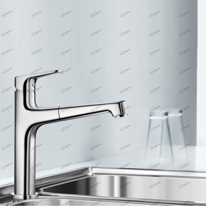 Смеситель для кухни Felisa с выдвижным изливом 520336 BLANCO