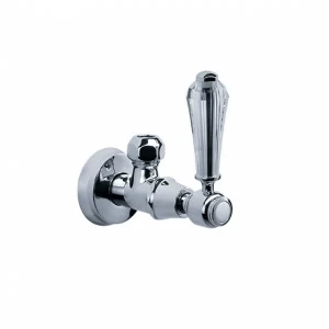 Угловой дизайнерский вентиль ½" JOERGER Delphi Deco