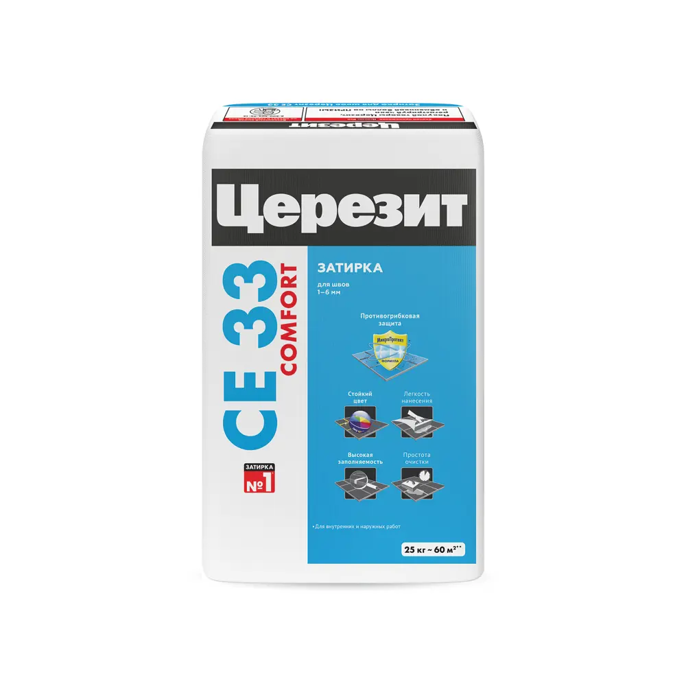 Церезит CE 33 Comfort: Цветная затирка для идеальных швов 82040410 STLM-0018208 - Вид №1