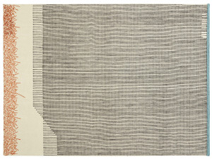 Прямоугольный шерстяной ковер